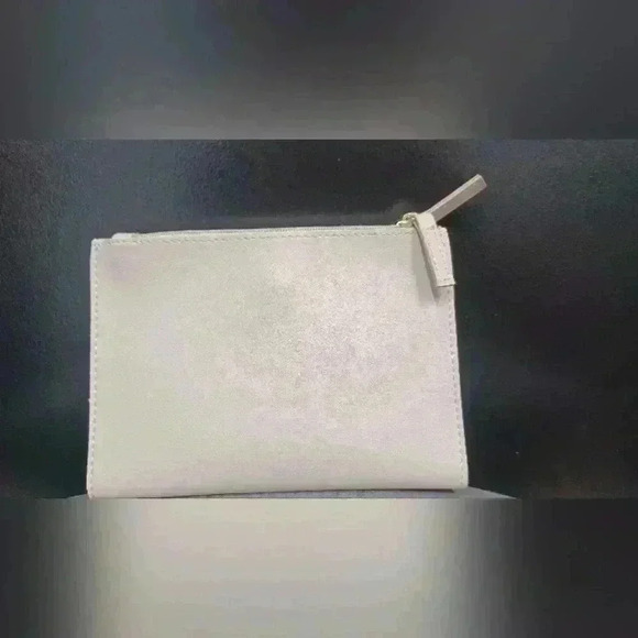 Donna Karan Women's Cosmetics Clutch Makeup  Bag Beige Tan 5x7" - Picture 3 of 5